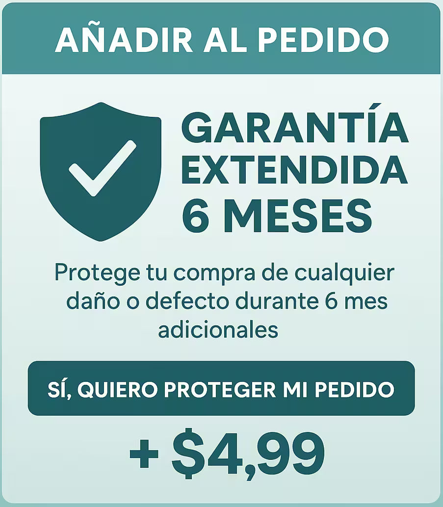 Garantía extendida 6 meses