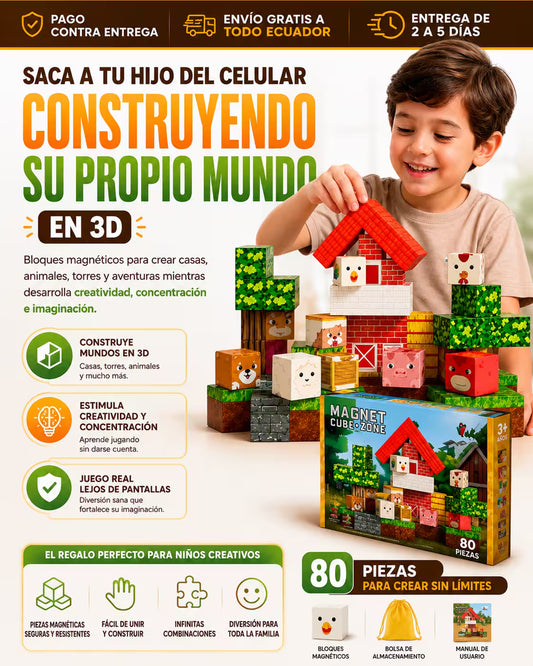 Bloques Imantados Montessori
